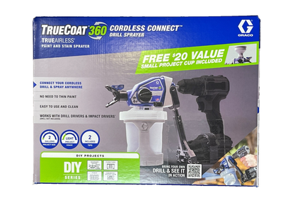 #ad #ad GRACO TRUECOAT 360 CORDLESS CONNECT PAINT AND STAIN SPRAYER 26D362 NEW IN BOX $132.99