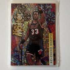 Topps 1997-98 Alonzo Mourning #24 Miami Heat Key Master Season's Best Insert NBA