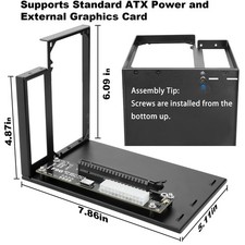 eGPU Dock with OCuLink SFF-8612 PCIe 4.0 x4 64Gbps