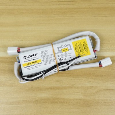 Espen 120V 60Hz Class B Electronic Ballast VEC72120MR-1 For 32W-40W Lamp