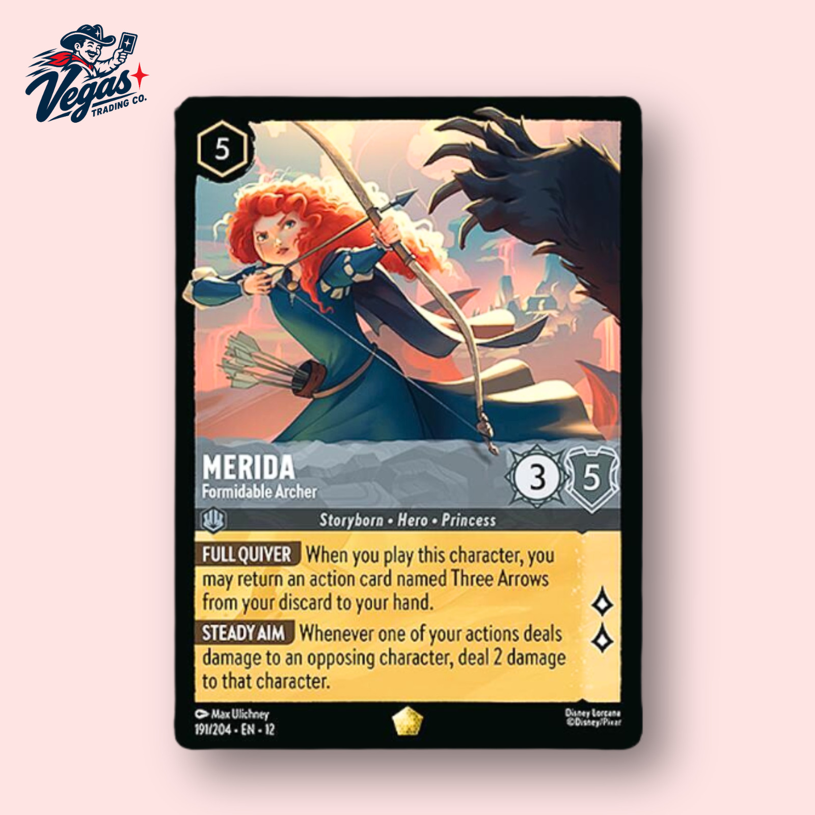 Merida Formidable Archer 191/204 Legendary Wilds Unknown Disney Lorcana