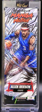 ALLEN IVERSON 2026 MANGA MOTION 1/2 WILD CARD NATIONAL EXCLUSIVE SLIM GEM SP 1/1
