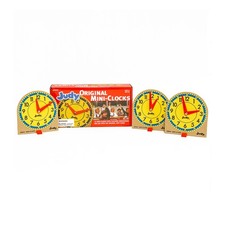 Carson Dellosa 12-piece Mini Judy  Clock Set Grade K-3 12 pieces 