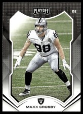 2021 Panini Playoff Maxx Crosby Las Vegas Raiders #92