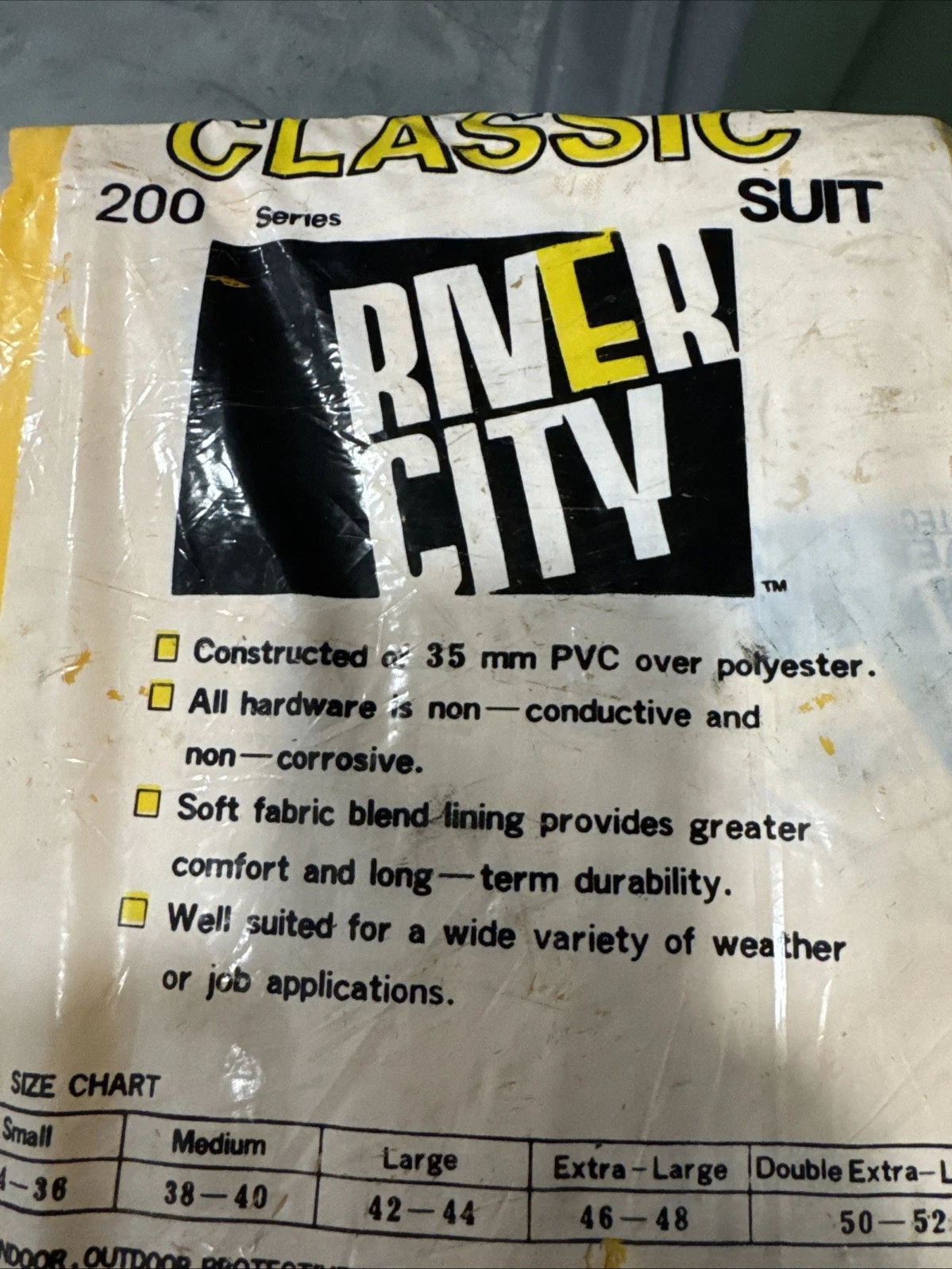 River City Protective Classic Suit 200 Series Style 2003 2XL 50-52 Coat & Pants image 5