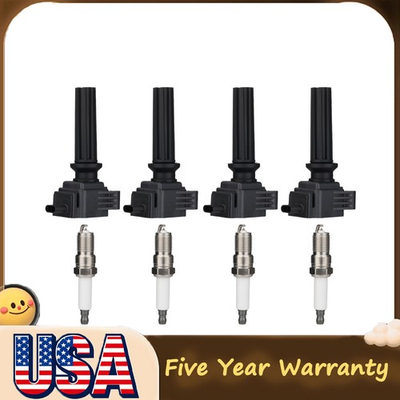 #ad 4PACK UF670 Ignition Coil Pack amp; Spark For 13 17 Ford Fusion Focus Taurus UF670 $36.69