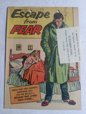 1956 Planned Parenthood Comic Book "Escape From Fear" NY Birth Control Centers