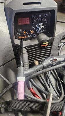  Razor Tig 200 ACDC Welder + Foot Pedal + Torch Pulse Stick AC/DC 