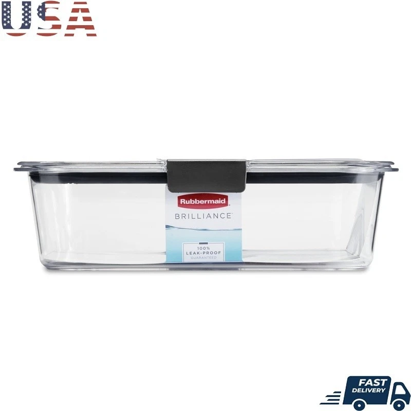 Leakproof Food Storage Containers Microwave Safe Stackable BPA Free Plastic New