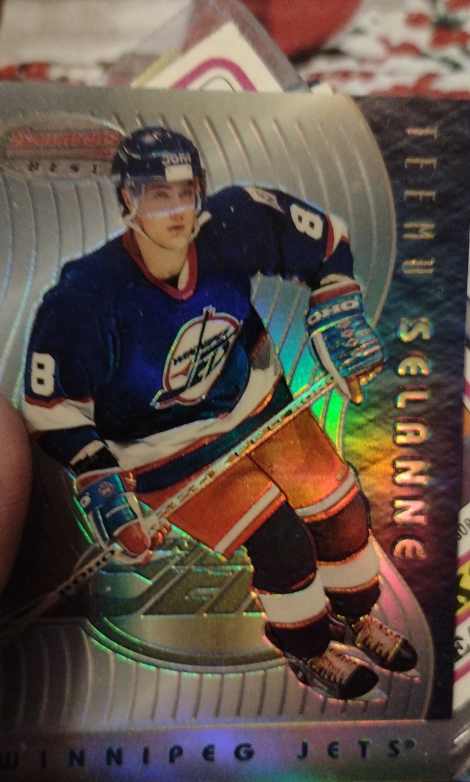 1995-96 Bowman - Bowman's Best Teemu Selanne #BB2 Refractor