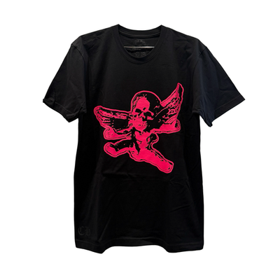 Chrome Hearts Foti Logo Short-Sleeve T-Shirt Black/Pink | eBay