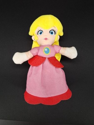 Nintendo Super Mario Brothers Princess Peach Plush Doll Stuffed Toy 8''