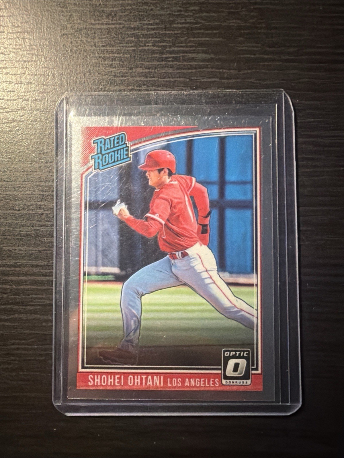 2018 Panini Donruss Optic Rated Rookie Variation Shohei Ohtani #56 Running (RC)