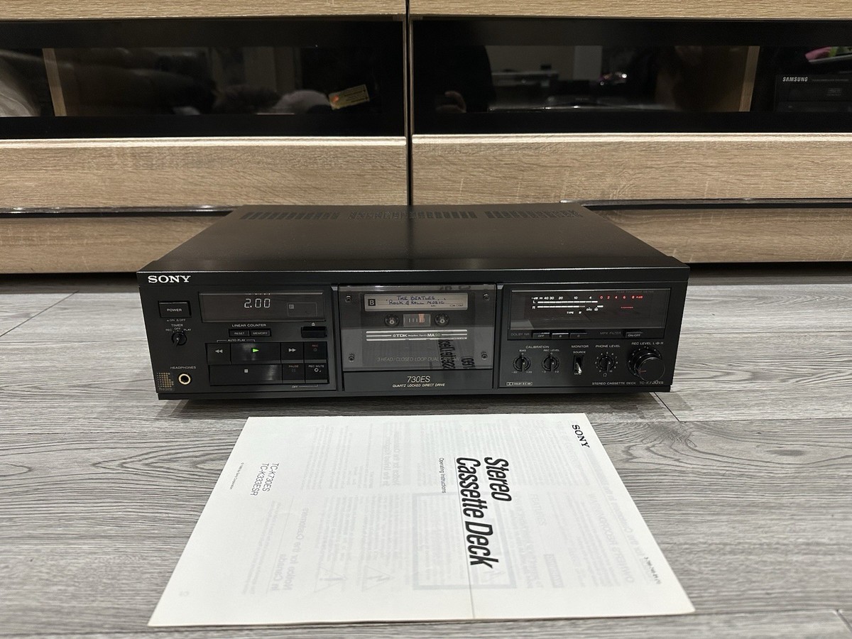 Sony TC-K730ES Series 3-Head Cassette Deck & Recorder | High-End