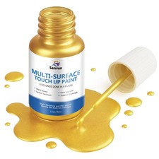Liquid Gold Leaf Paint High Gloss Multi Surface Rich Gold Paint for Metal, Wo...