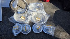 Chevy Camaro Nova Chevelle 15.25 Rally Trim Rings Center Caps. Aftermarket.