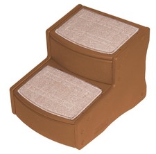 Pet Gear Easy Step II Stairs, 2 for Cats/Dogs up to Toasty Almond