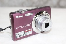 Fotocamera Nikon Coolpix S220 - 10 MP, zoom 3x, vintage, funzionante/testata VIOLA!