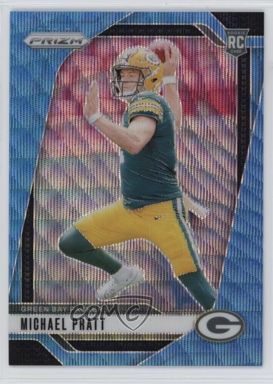 2024 Panini Prizm Rookies Blue Wave 115/230 Michael Pratt #379 Rookie RC 0us8