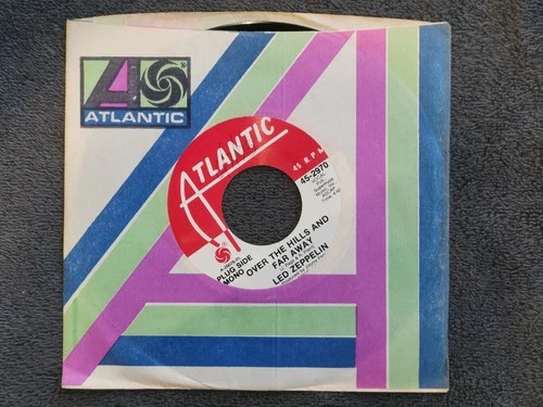 LED ZEPPELIN OVER THE HILLS AND FAR AWAY MONO PROMO ATLANTIC 45-2970