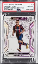2020 PANINI OBSIDIAN ELECTRIC ETCH CONTRA #12 SERGINO DEST 9/9 PSA 10