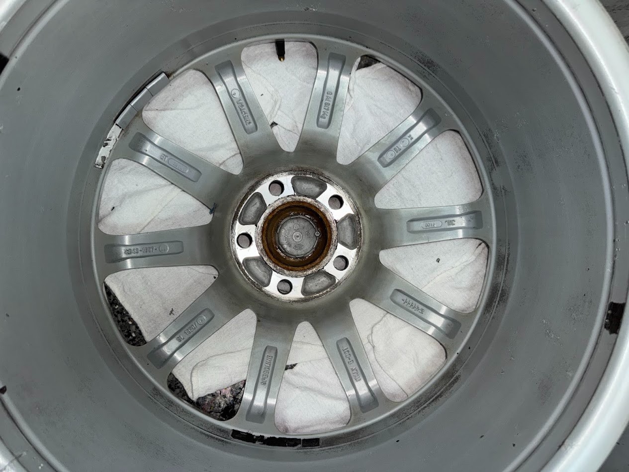 GENUINE ASTON MARTIN DB9 SPEEDLINE 10 SPOKE 19" INCH SILVER ALLOY FULL SET