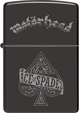 ZIPPO Original Briquet Regular / Ébène Photo Image Motörhead As Des Piques