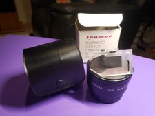 Lenmar Aux Wide Angle Lens Distance to Object 2M-Infinity Made in Japan Canon