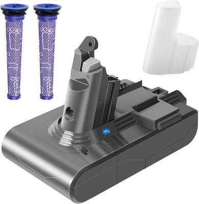 NEU Waitley 6000mAh Ersatz Akku für Dyson V8 Neu in OVP - BE2 mit 2 x Filter