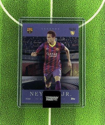 2025-26 Topps Total Football Legends Neymar Jr /50 FC Barcelona Team Set Sealed