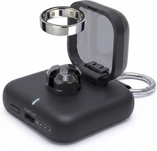 Wireless Charging Case Compatible with Oura Ring Gen 4: 2000Mah Portable Travel