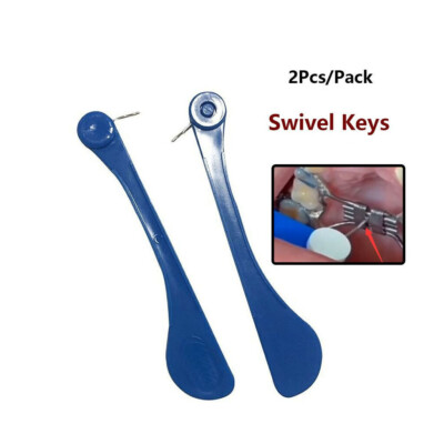 3Set Dental Rapid Palatal Expander Expansion Screw Swivel Key