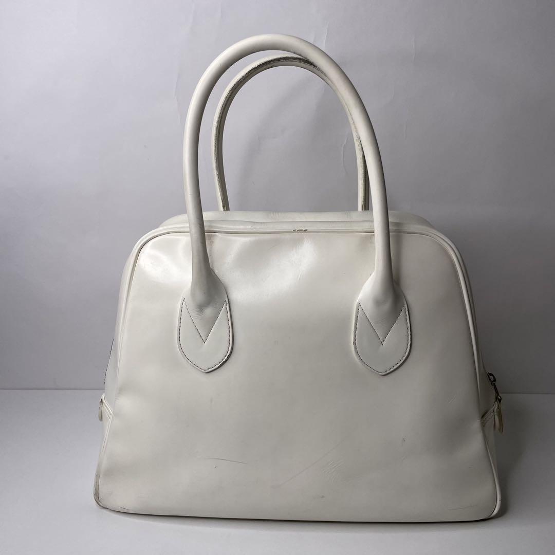 Comme Des Garçons Vintage Aoyama Bag Initial Trapezoid White