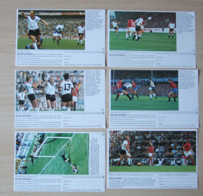 6 x Uwe Seeler (bundle collectible pictures) 1966/1970 Ernst Huberty