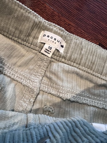 Pacsun Cargo Pants 3 Pair Bundle Green Brand New Size 10 Adjustable Waist - Picture 8 of 13