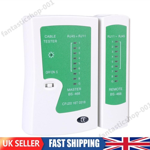 Professional Network Cable Tester RJ45 RJ11 LAN UTP Ethernet Line Detector