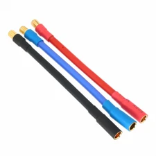 1set RC Quadcopter Motor Controller ESC Bullet 6mm M to 5.5mm F 10AWG 4~20" wire