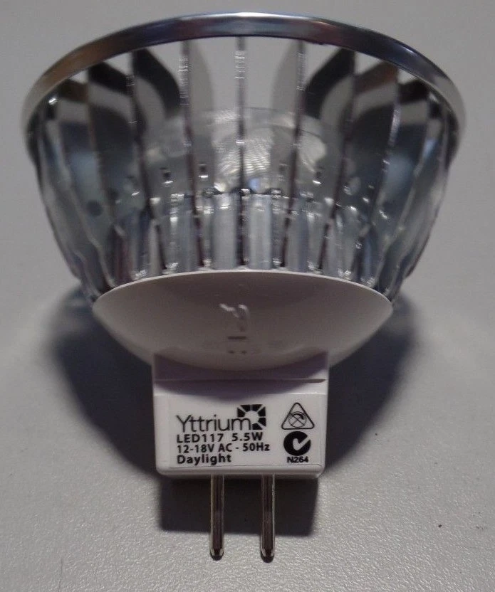 Yttrium Energy Saving LED Globe | 5W MR16 Bulb DW + 8W Driver | 80LM/W | 5000K - Image 4 of 4