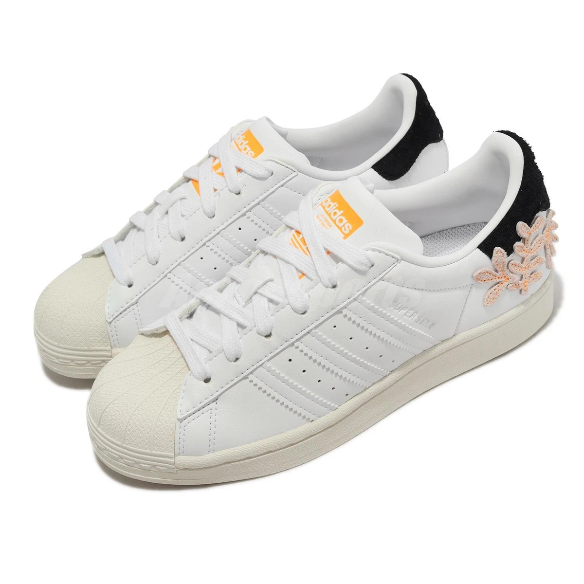 adidas Originals Superstar W White Orange Black Women Casual Lifestyle  GZ0864 | eBay