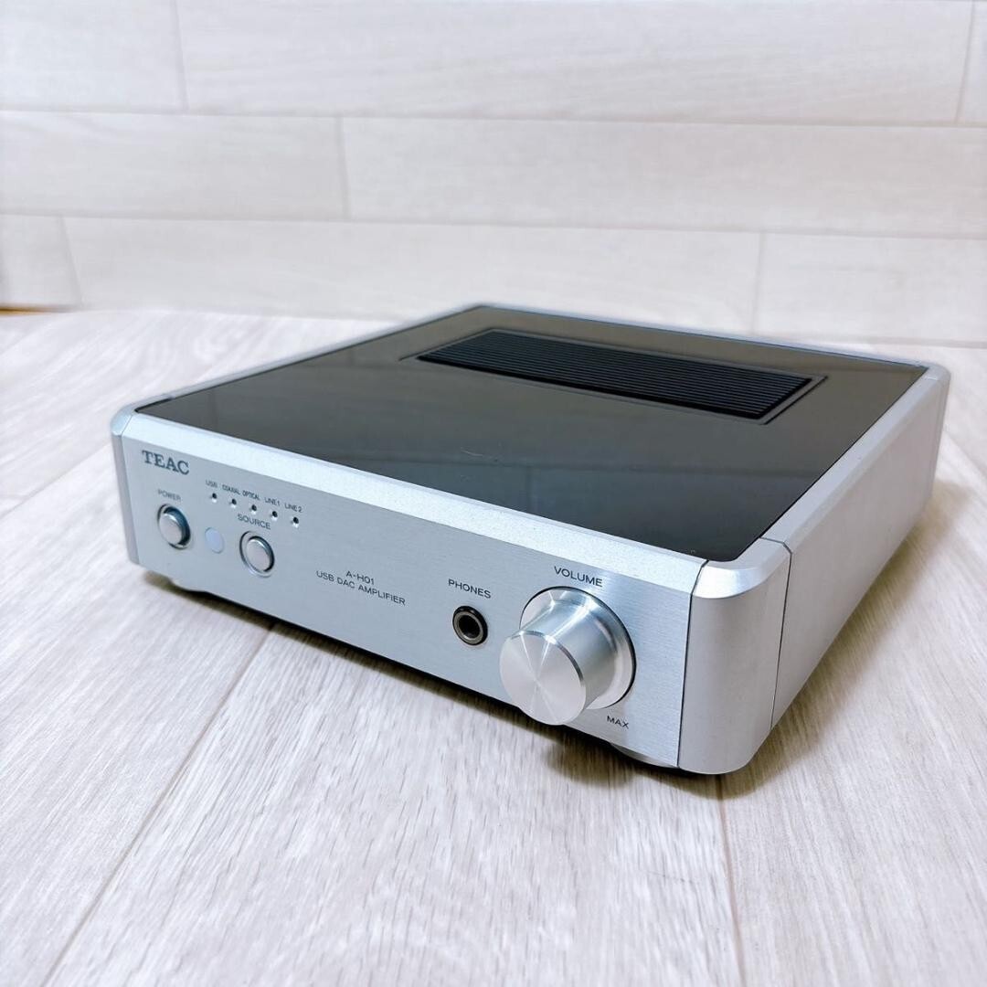 アンプ TEAC A-H01-S AMPLIFIER TEAC A-H01 (Silver) Stereo integrated amplifier with built
