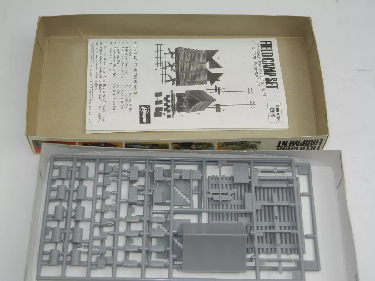 Hasegawa Mini Box 31 Field Camp Equipment 731