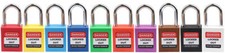 Safety Lockout Padlock Tagout Keyed Different-38mm or 76mm Length, 6mm Diameter