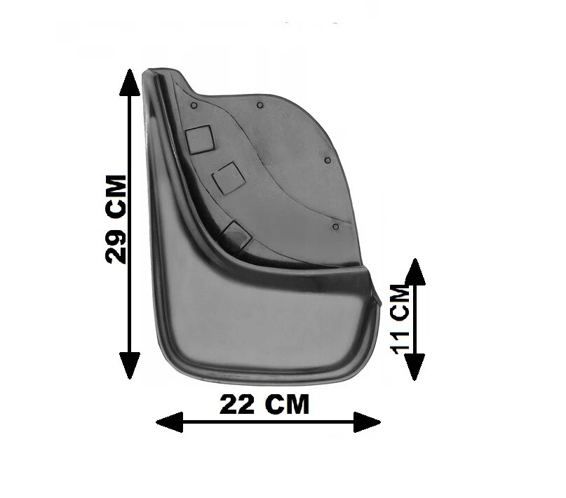 2x Guardabarros trasero NEGRO PEUGEOT 407 Foto 4 de 4