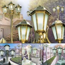 Candelabro Natal sentieri base esterno lampada da terra lanterne giardino terrazza