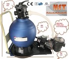 HST Poolfilter Sandfilter Profi Leis Sandfilteranlage für Pool bis 70.000 Liter
