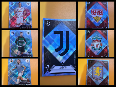 24-25 Topps Match Attax Champions League Trading Cards - Crystals - aussuchen