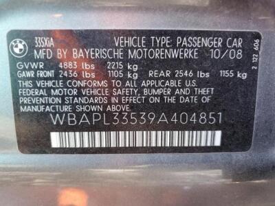 Used Automatic Transmission Assembly fits: 2009 Bmw 335i AT 6 speed AWD ...