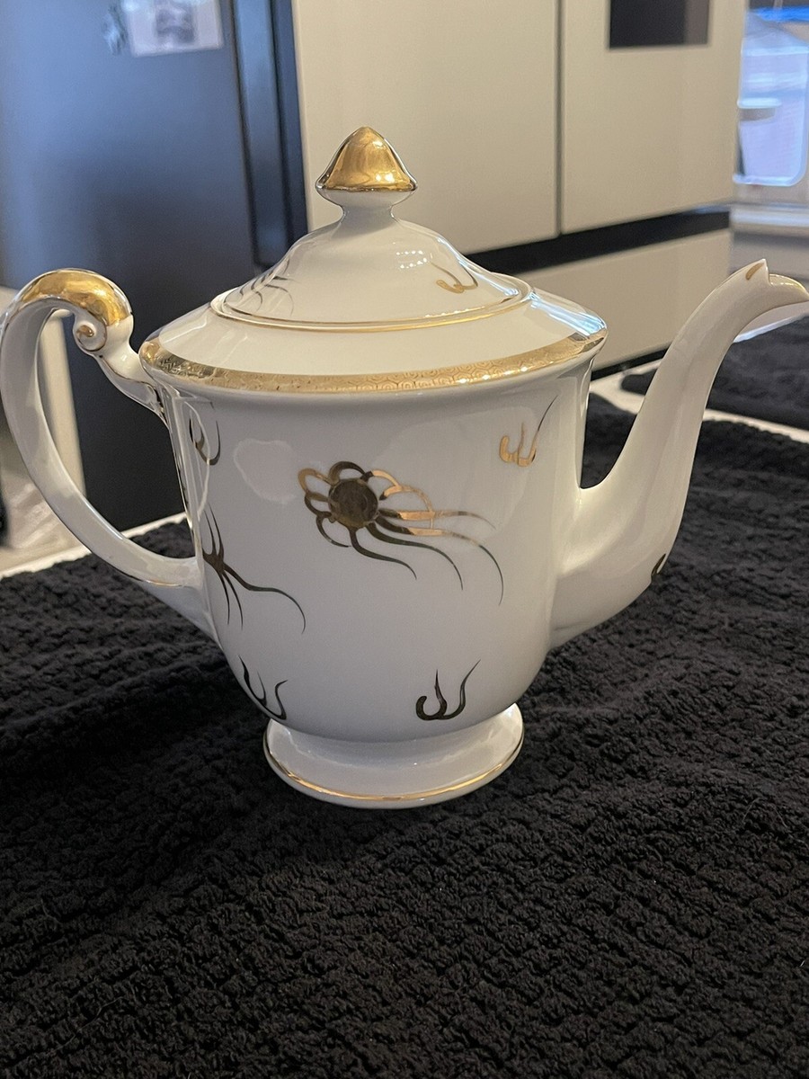 RARE 1950's Hayasi GOLD DRAGON China Hand Painted Teapot RARE 1950's Hayasi GOLD DRAGON China Hand Painted Teapot