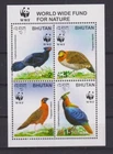 E1602 - Bhutan    - MNH - Vogels / Birds  (WWF/WNF)