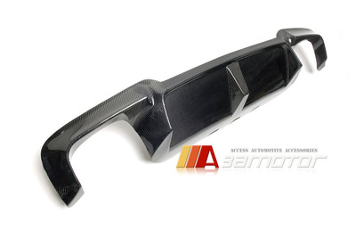 Carbon Fiber 1 Fin Style Rear Diffuser Quad fits BMW 5-Series F10 F11 M5 Bumper
